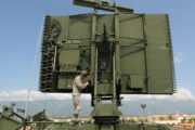 Airman 1st Class Benjamin Cristofich, 603rd Air Control Squadron radar maintainer, finishes an antenna-receiver interface check on an AN/TPS-75 Radar System at the squadron's compound Aug. 6, 2009. The 603rd ACS mission is to operate a mobile unit capable of providing radar control and surveillance within a designated area, to collect, display, and disseminate information of aerial activity and to provide radar coverage for the control of air forces. (U.S. Air Force photo/ Staff Sgt. Patrick Dixon)